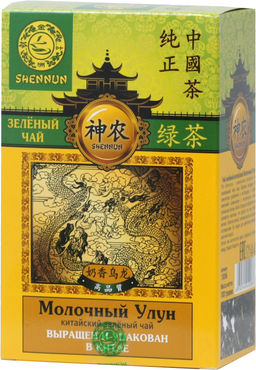 SHENNUN. Зеленый. Молочный улун 100 гр. карт.упаковка