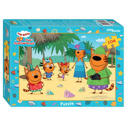 Пазл «Три кота», 104 элемента