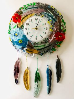 Настенные часы Птичье гнездышко - Стрекоза фото 2