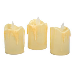 ULD-F062 WW CANDLE SET3 Фигура светодиодная Свеча на батарейках LR44 (в/к), в составе набора из 3 штук. 1 светодиод. Теплый белый свет. TM Uniel - Volpe фото 2