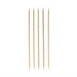 Спицы GAMMA 5-ти компл. чулочные BC2 бамбук d 3.5 мм 20 см 5 шт фото 4