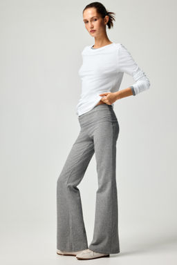 Pantal?n de algod?n con cintura plegable - H&m фото 6