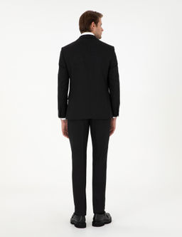 Siyah Ex. Slim Fit Y_nl_ Tak_m Elbise