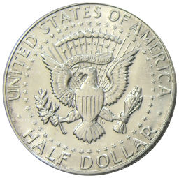 1/2 доллара (50 центов) 1968 года D США