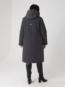 24415 Пальто графитовый - Dizzyway фото 4