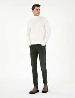 Ye_il Slim Fit Jean Pantolon