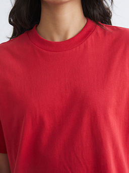 Bisiklet Yaka Kad?n Ti??rt