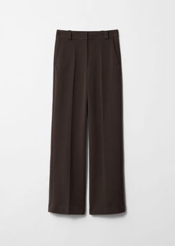 Pantalones rectos con pliegues marcados - H&m фото 3