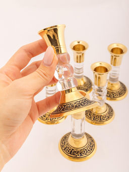 Подсвечник набор из 6-ти (HAJI антик) № П736/3 - Ганг фото 6