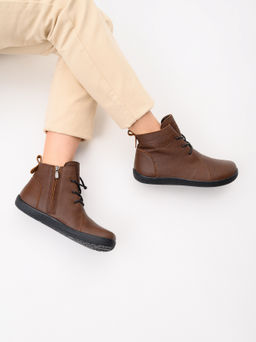 Ботинки женские демисезонные 352.NATAbl.Светло-коричневая оттима/Шерсть