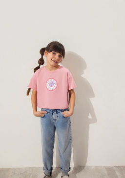 Lola Bunny Bask?l? Pembe Tisort