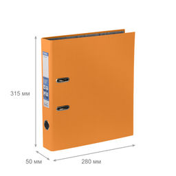 Expert Complete Регистратор PVC 50 мм 10 шт. Classic A4 арочный механ. лён оранжевый 251895