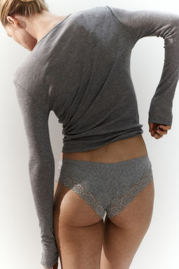 Pack de 3 bragas Hipster con encaje - H&m фото 5