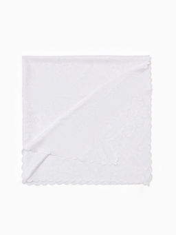 Скатерть «Доляна», белая, 140×260 см