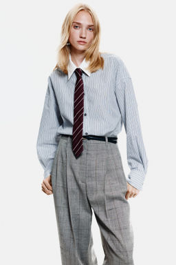 Camisa oversize de popelina - H&m фото 2