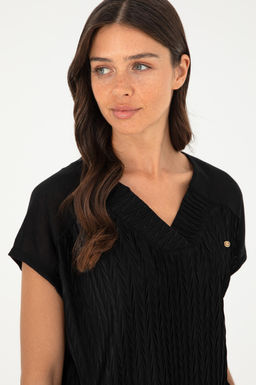 U. S. Polo Assn / Женская черная футболка - U.s. polo assn фото 2