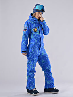Женский зимний сноубордический комбинезон Alpha Endless 222/220518-2_012 Голубой  фото 11
