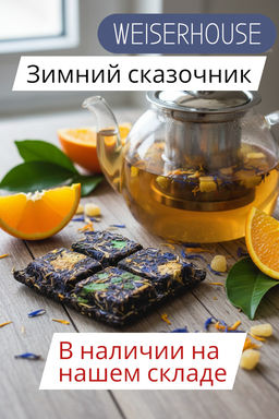 Чай Зимний сказочник, плитка 75 гр. 1 уп. Новогодний ассортимент