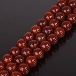 Бусины для рукоделия из камня Сердолик (32 бусины) 38 см