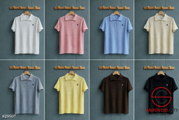 Женская футболка-поло однотонная