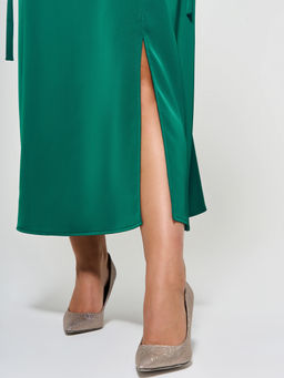 Платье 0375-1с зеленый