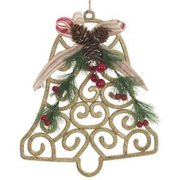 Украшение новогоднее "Колокольчик", L23 W0,5 H27 см