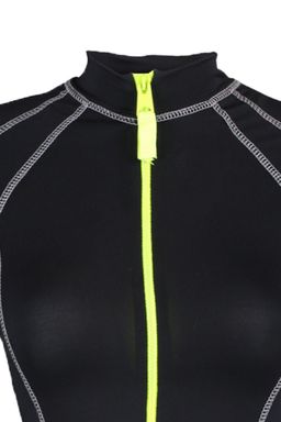 Siyah Crop Neon Fermuarl? Kol Buzgu Detayl? Orme Spor Ust/Bluz TWOSS21BZ0445 - Trendyolmilla фото 8