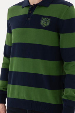 Мужской зеленый свитер - U.s. polo assn фото 13
