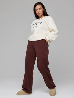 349 Брюки-трансформеры утепленные, шоколад - Knitka wear фото 2