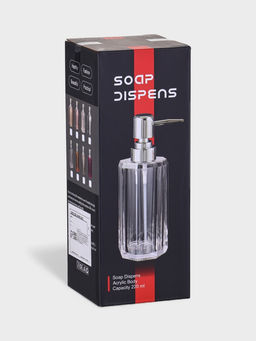 Дозатор для мыла «Кристалл», 200 мл, пластик