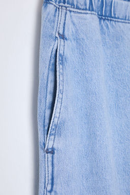 Mavi Beli Lastikli Normal Bel Ekstra Wide Leg Palazzo Jeans TWOSS25JE00037 - Trendyolmilla фото 3