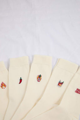 Ekru 5li Corap TMNSS26CO00001