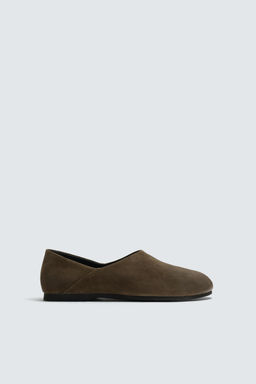 MOCAS?N PIEL SUELA VIBRAM® AARON LEVINE X ZARA / Bronce