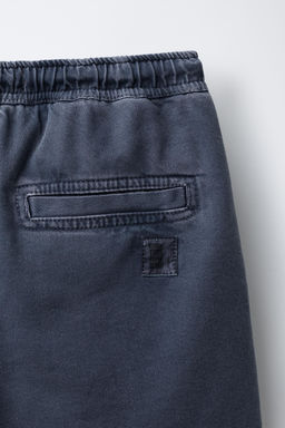 LOOSE-FITTING TWILL BERMUDA SHORTS - Zara фото 4