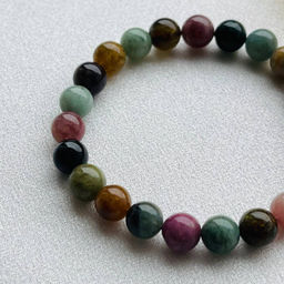 Браслет из Турмалина микс 17 см - Радуга самоцветов фото 3