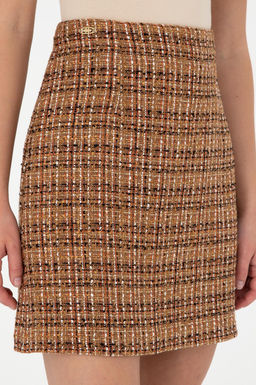 Женская тканая юбка кокосового цвета Неожиданная скидка в корзине - U.s. polo assn фото 5