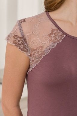 Ночная сорочка из вискозы Тельма капучино - Амадэль фото 5