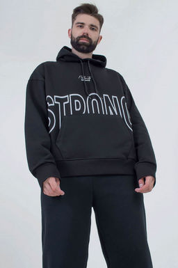 Арт. 6589 Толстовка мужская 46-54 (5 шт) Цвет:черный