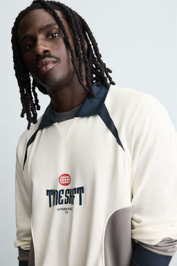 RETRO FOOTBALL PRINT POLO SHIRT - Zara фото 6