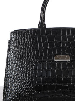 LACCOMA сумка НИ8099-черный натуральная кожа хлопок