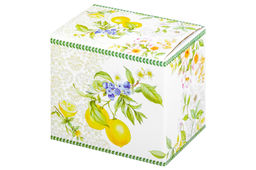 Кружка 350 мл 11,5*8,2*10 см Лимоны бочонок, NEW BONE CHINA - Elan gallery фото 16