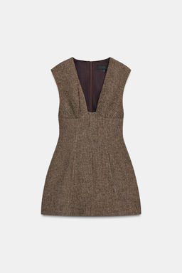 WOOL BLEND SHORT DRESS - Zara фото 5
