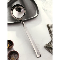 Ложка разливательная из нержавеющей стали Доляна Everyday, 85 мл, 35,59,5 см, толщина 3 мм, цвет серебряный