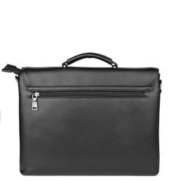 1707-4 black, мужской портфель из экокожи Barcelo Biagi