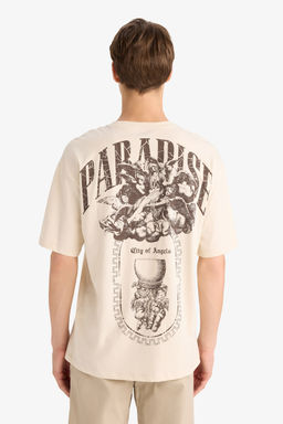 %100 Pamuk Boxy Fit Bask_l_ Ti__rt - Defacto фото 6