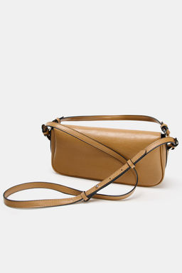 DOUBLE-HANDLE CROSSBODY BAG - Zara фото 13
