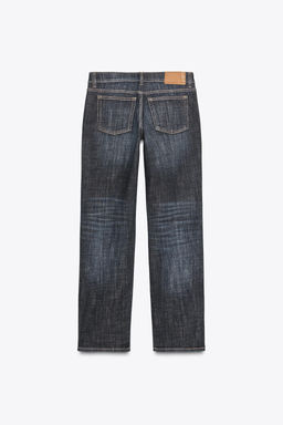 TRF STRAIGHT LOW-RISE JEANS - Zara фото 8