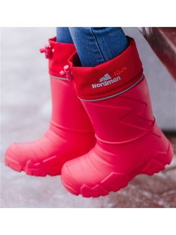 Сапоги детские Nordman Kids со съемным флисовым утеплителем лайм  фото 74