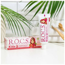 РОКС з/паста 45гр д/детей Малина и Клубника