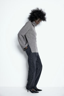 Jersey en punto de canale con media cremallera - H&m фото 4